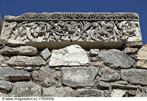 Stadt Ephesus  Izmir  Türkei  Asien
