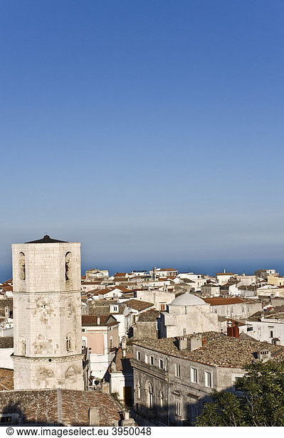 Stadt Monte Sant'Angelo Gargano Foggia Apulien Italien Europa
