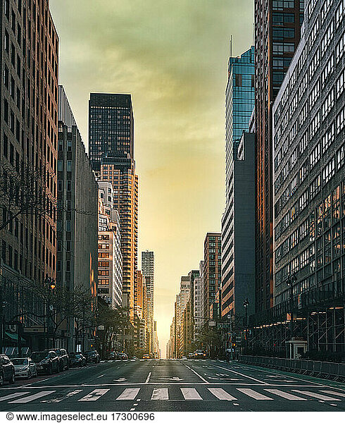 Stadt Skyline Himmel New York Manhattan Straße Gebäude schön Straße uns