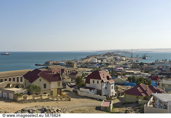 Stadt und Hafen von Lüderitz  Namibia  Afrika