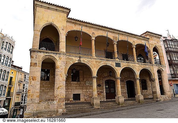 Stadt Zamora  Altes Rathaus (plateresk  17. Jahrhundert). Kastilien und Leon  Spanien.