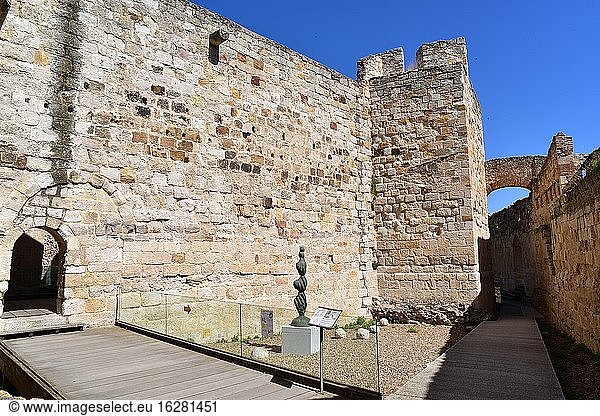Stadt Zamora Burg (romanisches 11. Jahrhundert). Kastilien und Leon Spanien.
