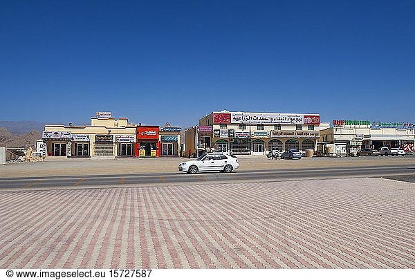 Stadtansicht  Wüstenstadt Al Hamra  Provinz Ad Dakhiliyah  Oman  Asien