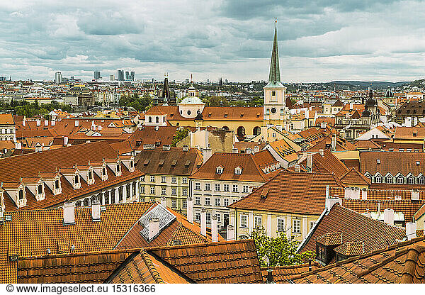 Stadtbild  Kleinseite von Prag  Tschechische Republik