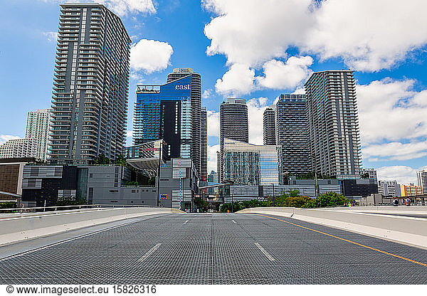 Stadtbild Skyline der Gebäude im Brickell Financial District  FL