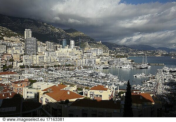 Stadtbild von Monte Carlo  Fürstentum Monaco.