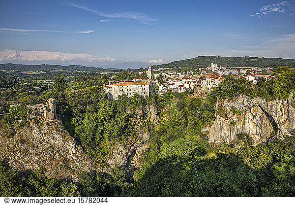 Stadtbild von Pazin  Istrien  Kroatien