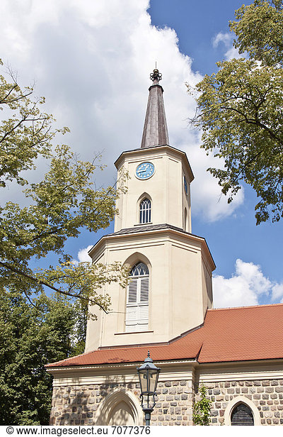 Stadtkirche St. Andreas  historische Altstadt  Teltow  Brandenburg  Deutschland  Europa