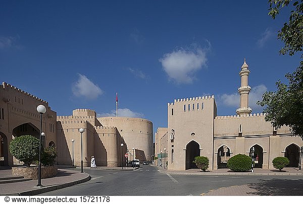 Stadtmauer  Stadttor  Nizwa  Ad Dakhiliyah  Oman  Asien