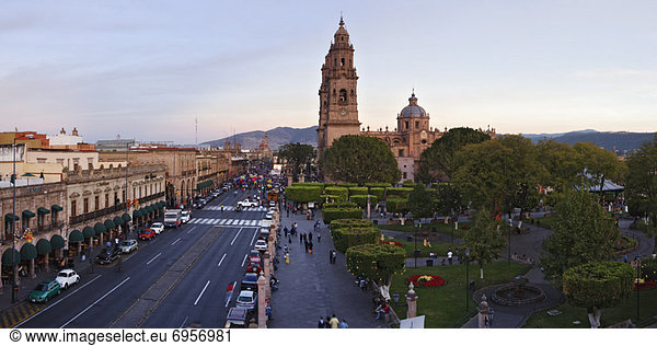 Stadtplatz  Mexiko  Michoacan  Morelia