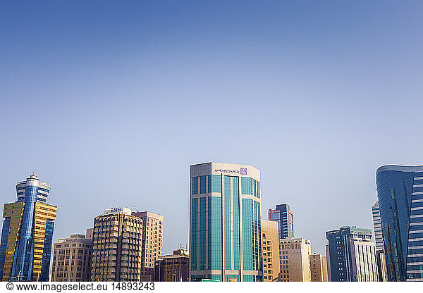 Stadtsilhouette in Manama  Bahrain