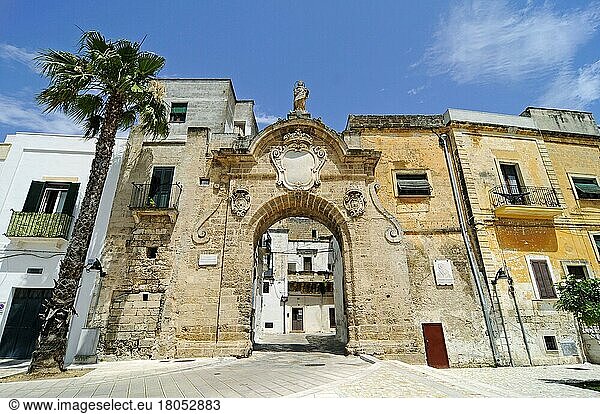 Stadttor  Altstadt  Oria  Provinz Brindisi  Apulien  Italien  Europa