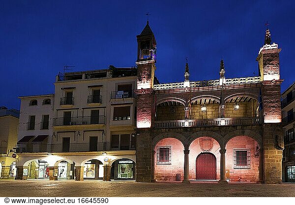 Stadtverwaltung von Plasencia  Extremadura  Spanien.