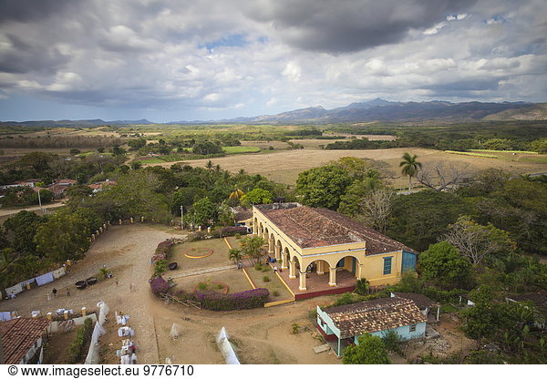 Stahlwerk Tal Zucker Karibik Westindische Inseln Mittelamerika Ansicht Hazienda UNESCO-Welterbe Trinidad und Tobago Kuba Valle
