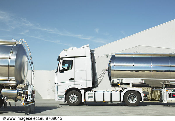 Stainless steel milk tankers