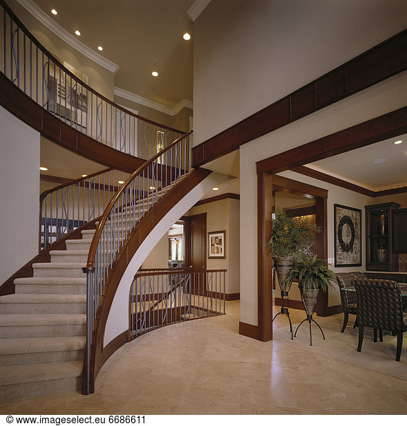 Staircase in Modern Home