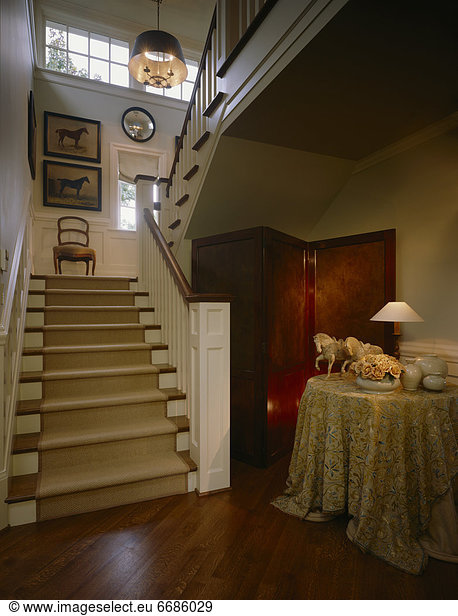 Stairs In Elegant Home