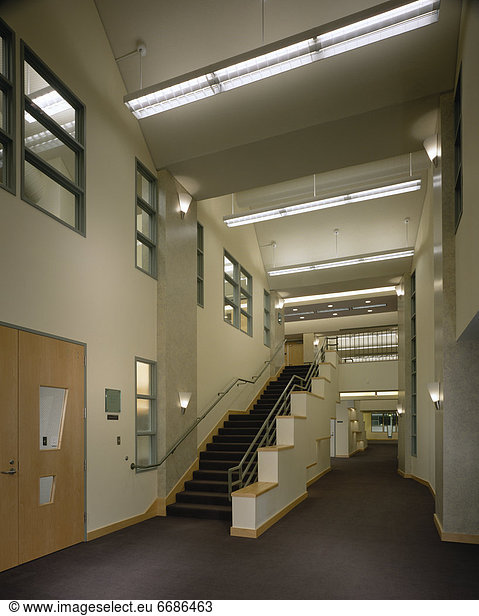 Stairs Inside Hallway