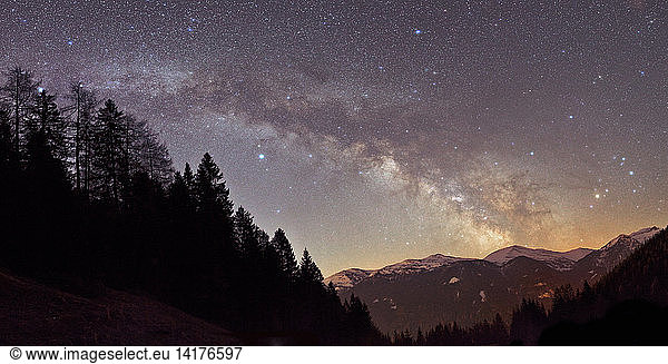 Starry Night over the Alps