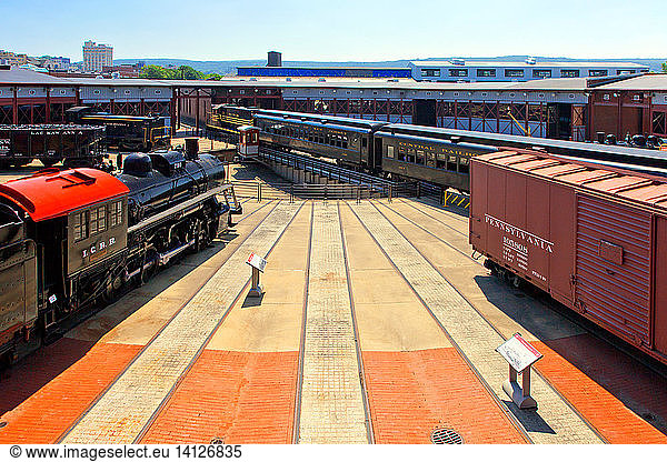 Steamtown Historic Site Roundhouse and Turntable
