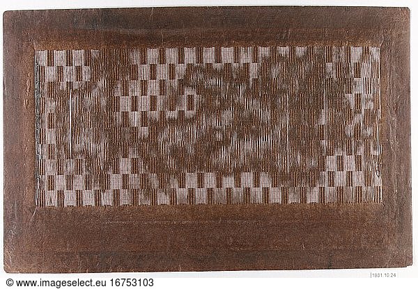 Stencil  ca. 1800–1868. Edo period (1615–1868).
Paper  41.3 × 26.7 cm.
Inv. Nr. 1981.10.24
New York  Metropolitan Museum of Art.