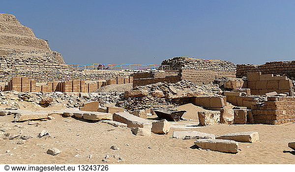Step Pyramid and funerary complex of Djoser  at Saqqara