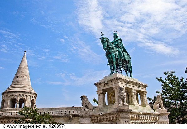 Stephanstatue  Budapest  Ungarn