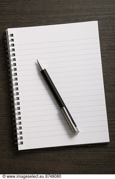Stift Stifte Schreibstift Schreibstifte schreiben Close-up Notizblock unbeschrieben Notebook