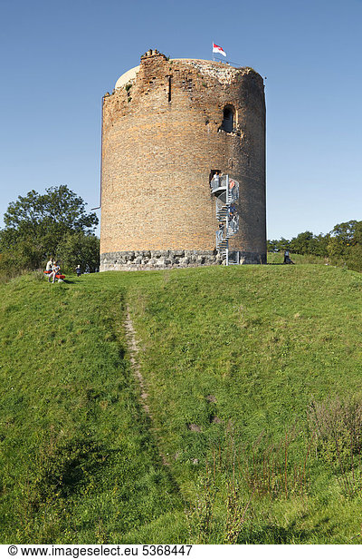 Stolper Turm  Uckermark  Brandenburg  Deutschland  Europa