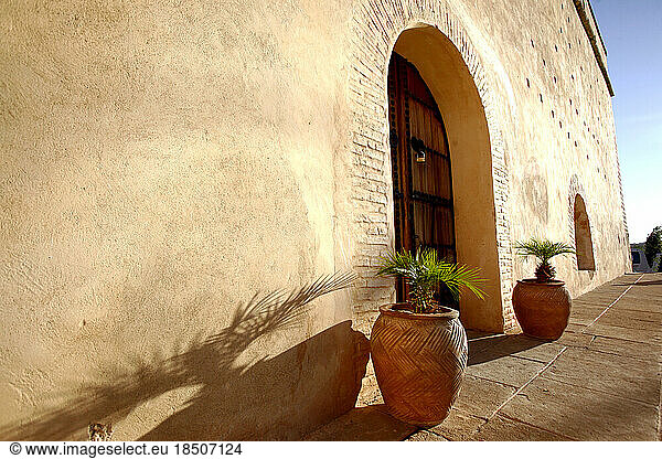 Stone Building in morning light