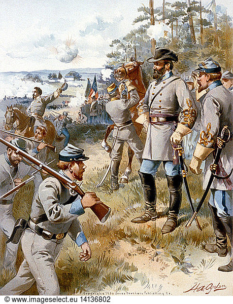 Stonewall Jackson  Battle at Bull Run  1861