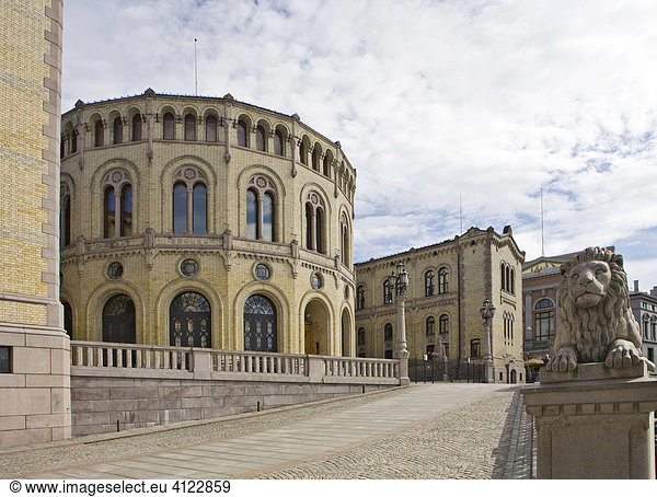 Storting (Parlamentsgebäude von 1866)  Oslo  Norwegen