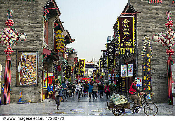 Straße der alten Kultur  Tianjin  China  Asien