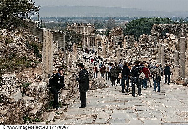 Straße der Kureten  Kuretenstraße  Ephesus  Türkei  Asien