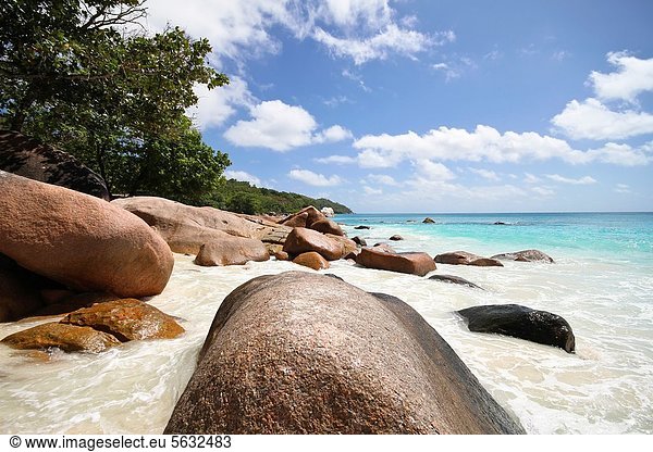 Strand  Ansicht  Latium  Seychellen
