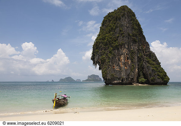 Strand  Boot  lang  langes  langer  lange  thailändisch