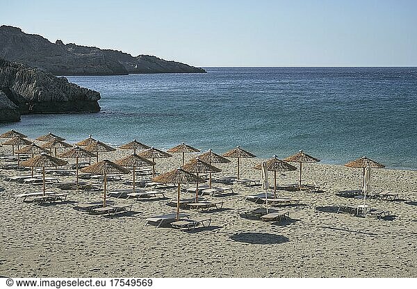 Strand Damnoni Beach Südküste Kreta Griechenland Europa