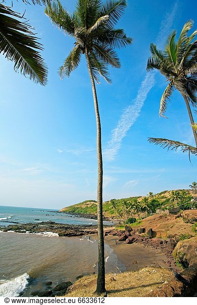 Strand  Goa  Indien