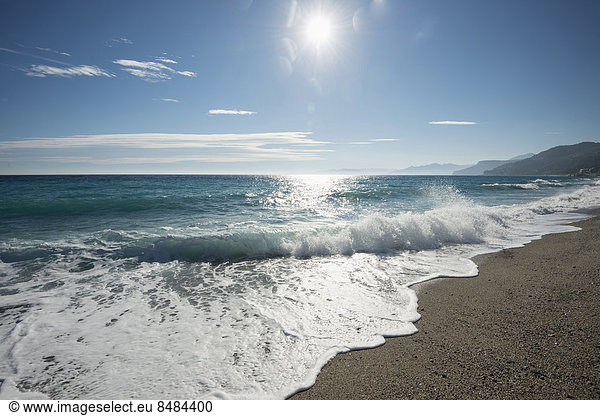Strand Italien Ligurien Sonne