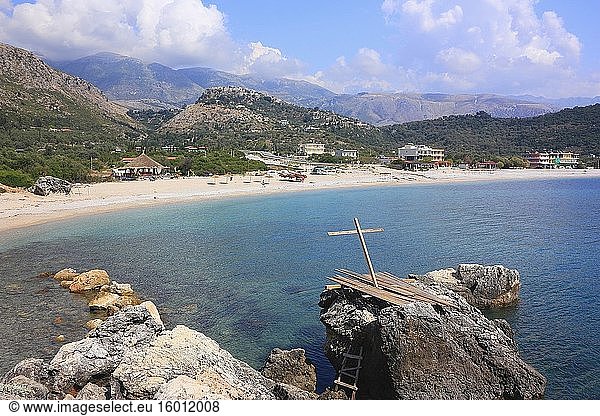 Strand von Himare  Ionische Küste  Albanien.