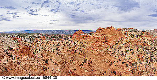 Strange Rock Formations in Wah Weap Arizona Desert