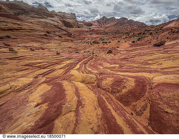 Striations in North Coyote Buttes