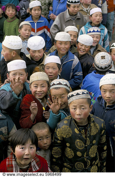 Strong Muslim oder Hui Präsenz  Gansu Provinz  China  Asien