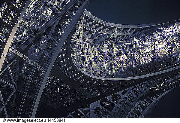 Strukturelles Detail des Eiffelturms