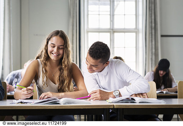 Students (14-15) in classroom