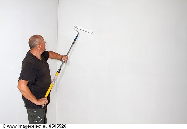 Studioaufnahme der Wände des Senior Roller Painting Rooms