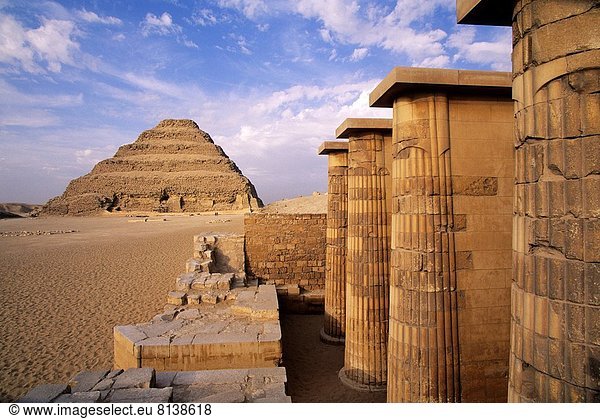 Stufenpyramide , Ägypten , Sakkara