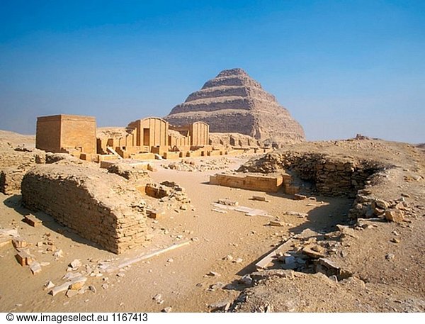 Stufenpyramide  Sakkarah  Ägypten