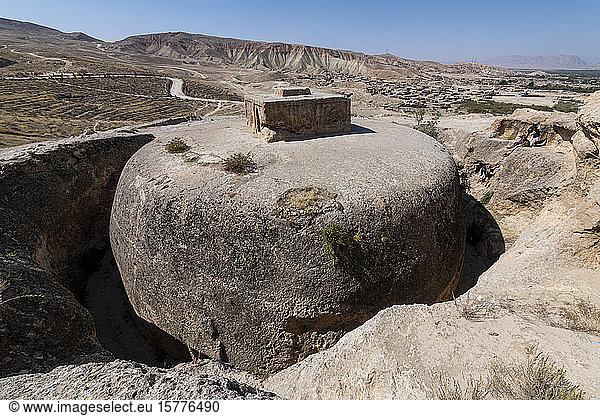 Stupa von Takht-e Rostam  Afghanistan  Asien