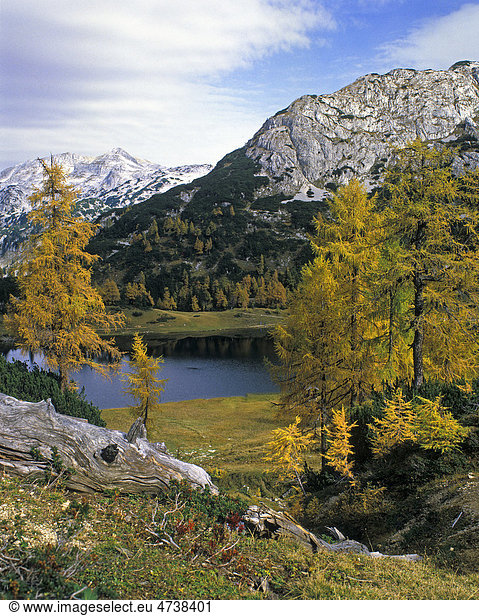 Styrian Lake  Tauplitzalm  Salzkammergut  Styria  Austria  Europe